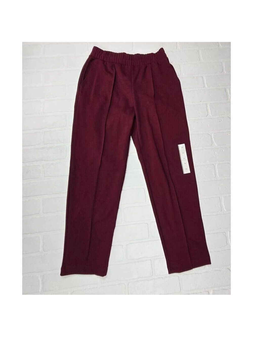 A new day Burgundy Pull on Pants XS
